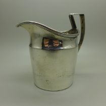 A silver jug, Birmingham 1910, 95g