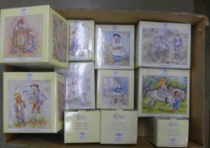 A collection of Leonardo Collection Paint Box Poppets figures by Christine Haworth **PLEASE NOTE