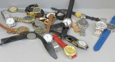 A box of wristwatches