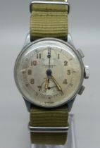 A Chronographe Suisse wristwatch, a/f