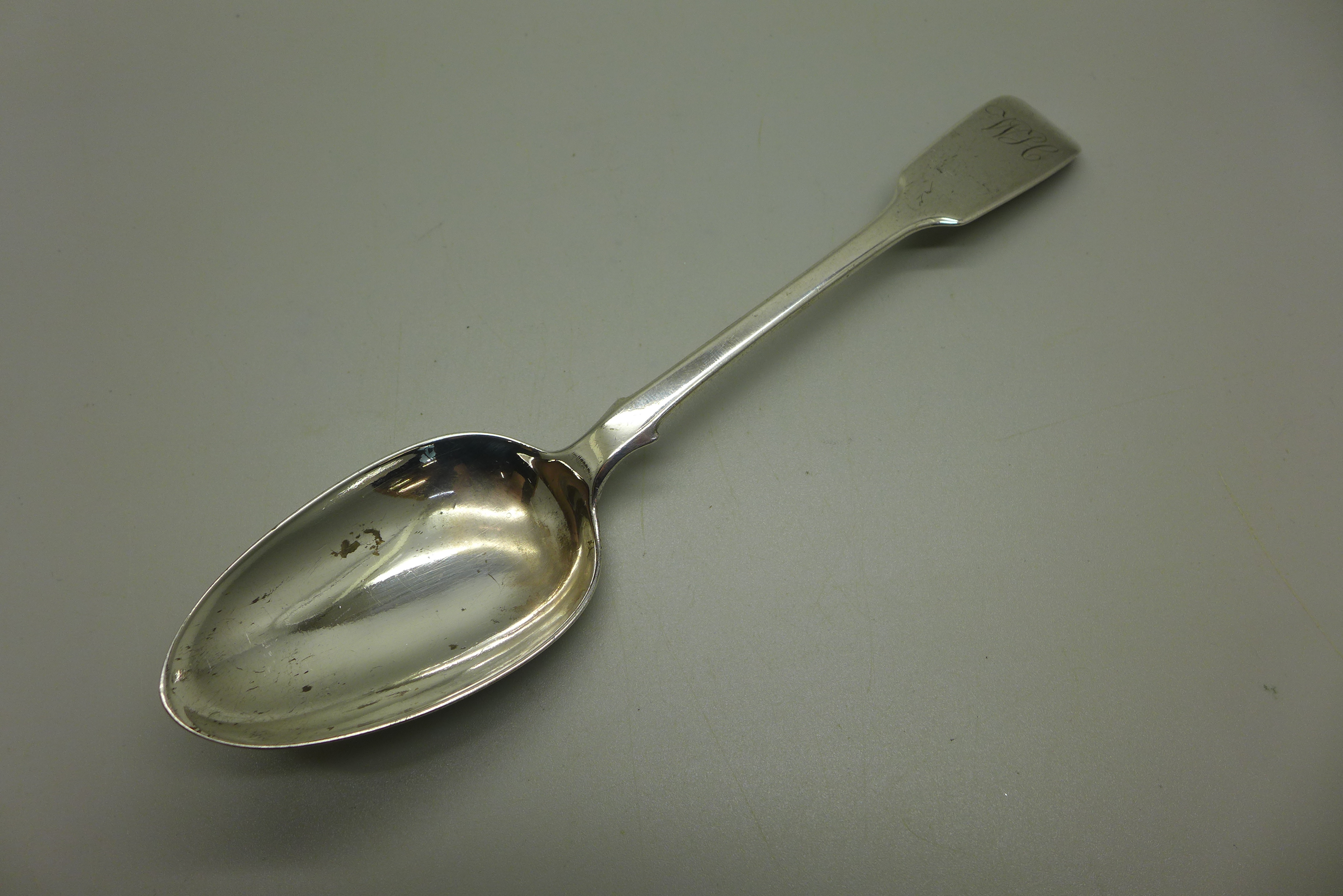 A serving spoon, W. Eaton, London 1840, 77g