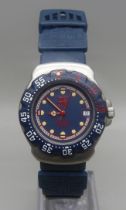 A Tag Heuer 200m quartz professional diver's wristwatch, WA210, 37mm including crown