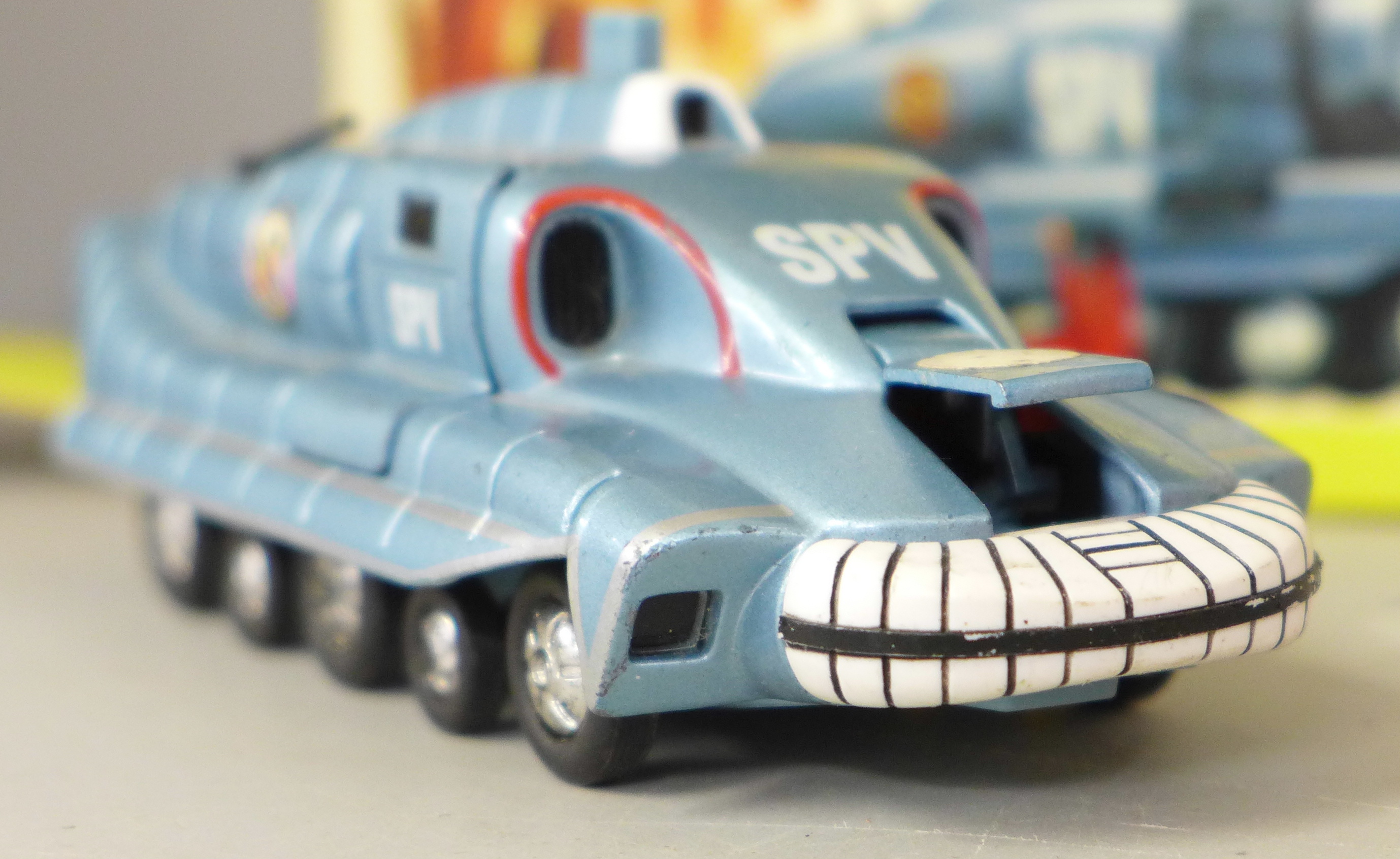 A die-cast Schuco Racer 1036/1, Dinky Toys Captain Scarlet Spectrum Pursuit Vehicle, box a/f, - Bild 4 aus 7