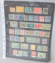Stamps; early mint Canada stamps on two stock sheets with a catalogue value of over £1,700