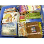 A box of games, puzzles and model kits including some vintage **PLEASE NOTE THIS LOT IS NOT ELIGIBLE