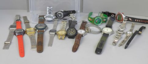 A box of wristwatches