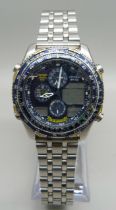 A Citizen WR100 Navihawk Blue Angels chronograph wristwatch, 40mm