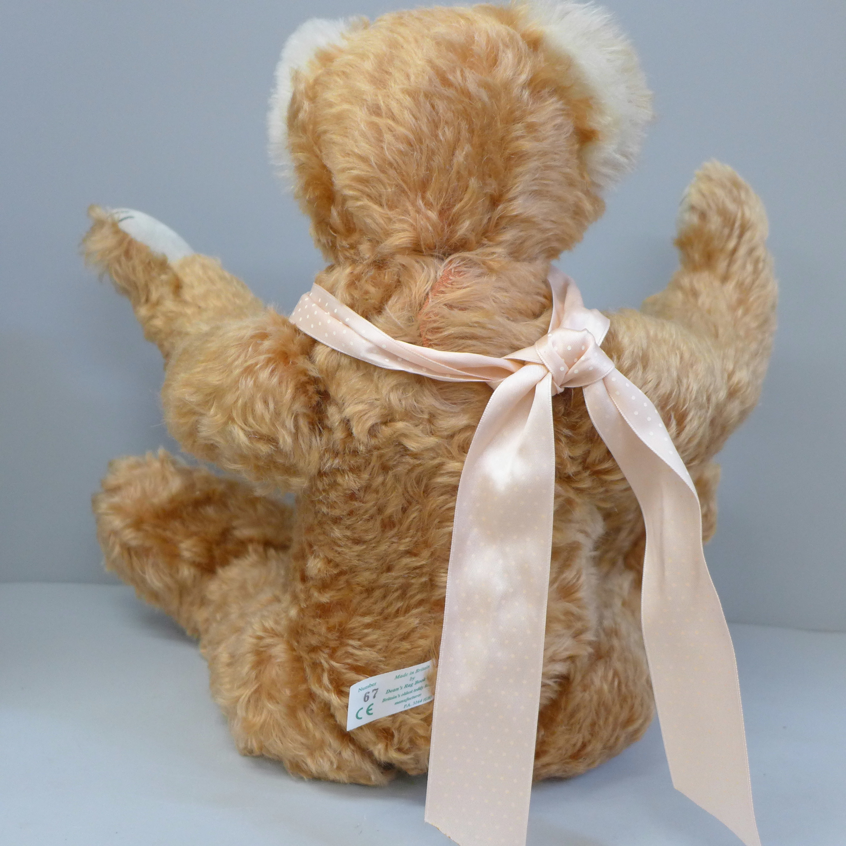 A Steiff Fynn bear in suitcase and a Deans Tearose bear - Bild 6 aus 7