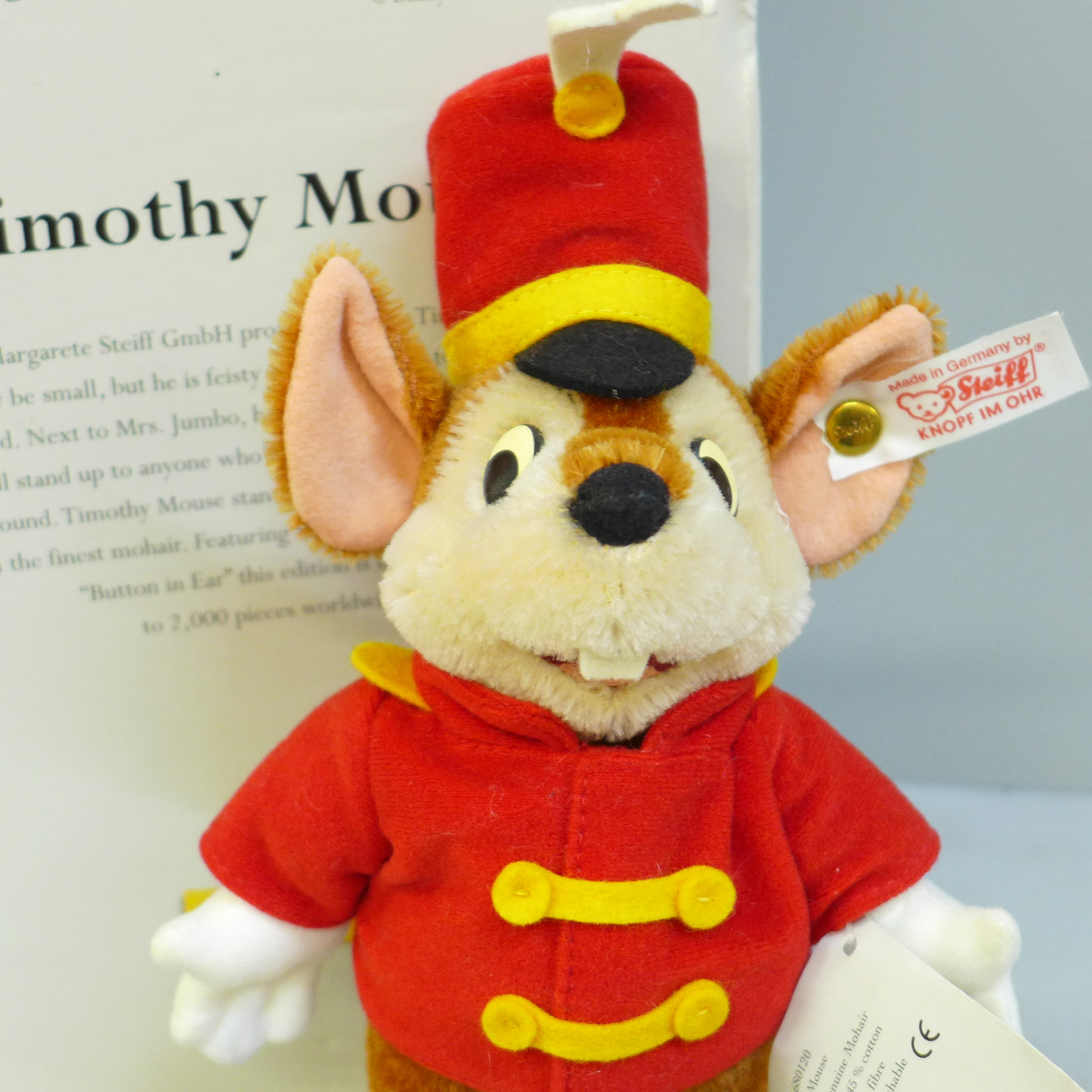 A Steiff limited edition Timothy Mouse, boxed - Bild 2 aus 3