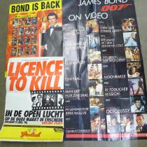 Ten James Bond promotional posters