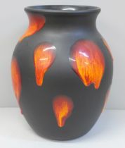 A Poole Pottery vase, 24.5cm