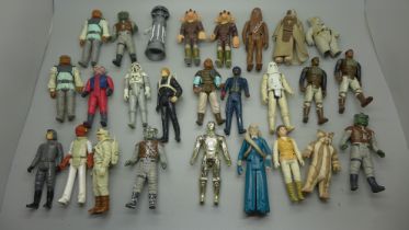 A bag of Star Wars figures