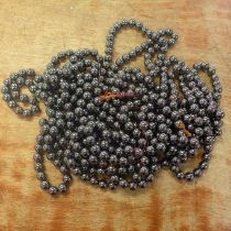 A large quantity of hematite beads