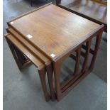 A G-Plan Quadrille teak nest of tables