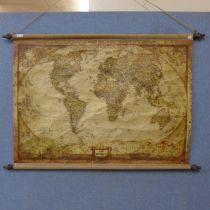 A map of the World scroll