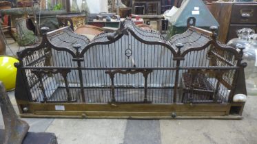A vintage finch breeding cage