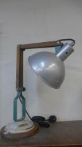 A vintage Sol-Tan anglepoise work lamp