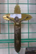 A French brass crucifix