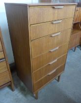 An Austin Suite teak chest of drawers