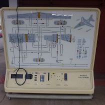 A Pennant Trainers and Simulators aircraft panel, Aircraft Fuel System. Please note this lot is