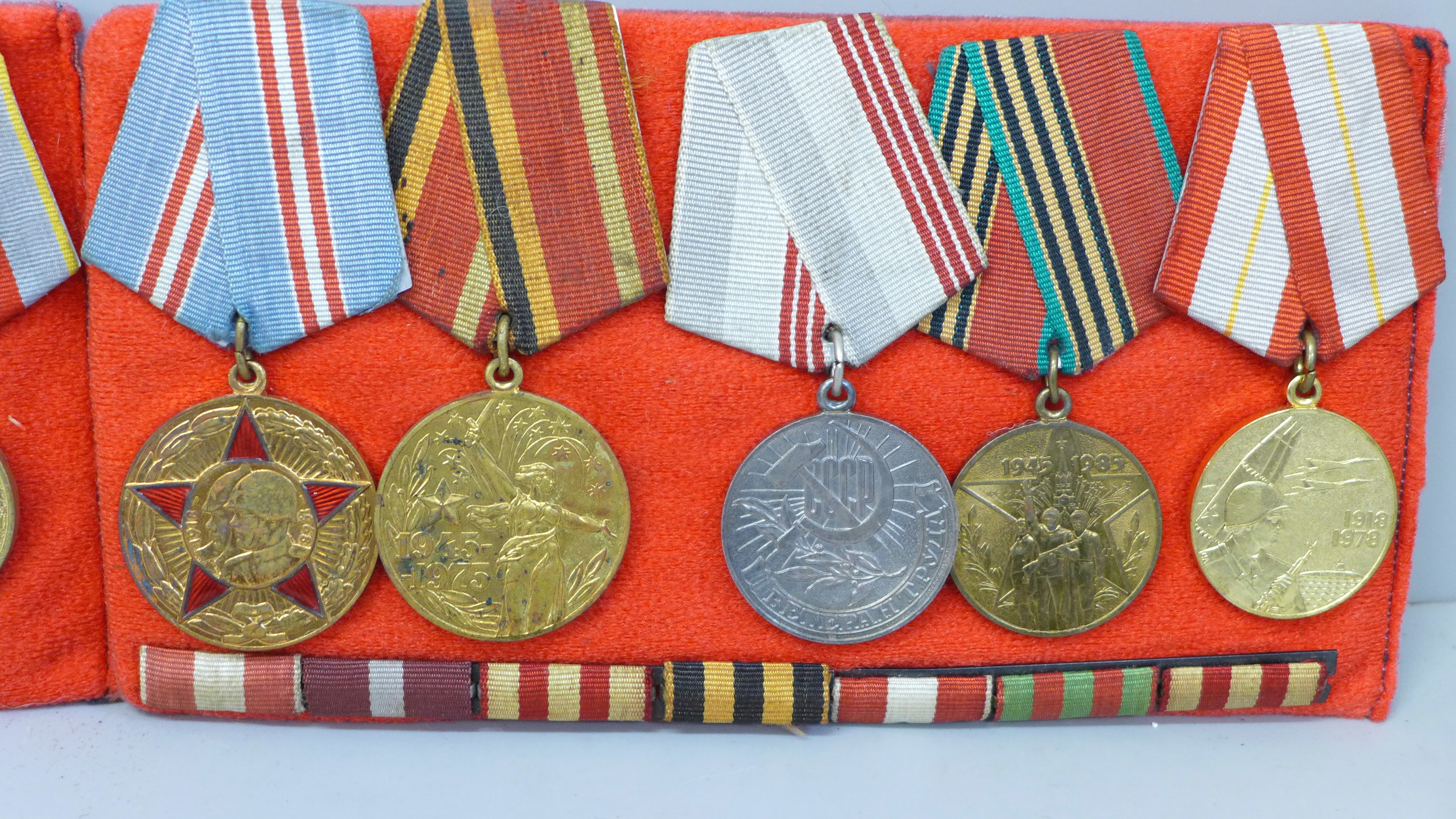 Two sets of Soviet Untion medals - Image 3 of 3