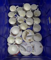 A collection of commemorative china, cups and saucers, etc. **PLEASE NOTE THIS LOT IS NOT ELIGIBLE
