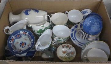 A collection of oriental pottery **PLEASE NOTE THIS LOT IS NOT ELIGIBLE FOR POSTING AND PACKING**