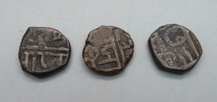 Three early Indian coins