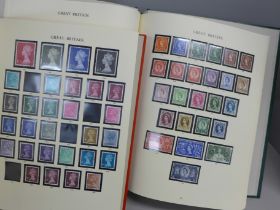 Two albums of fine used stamps