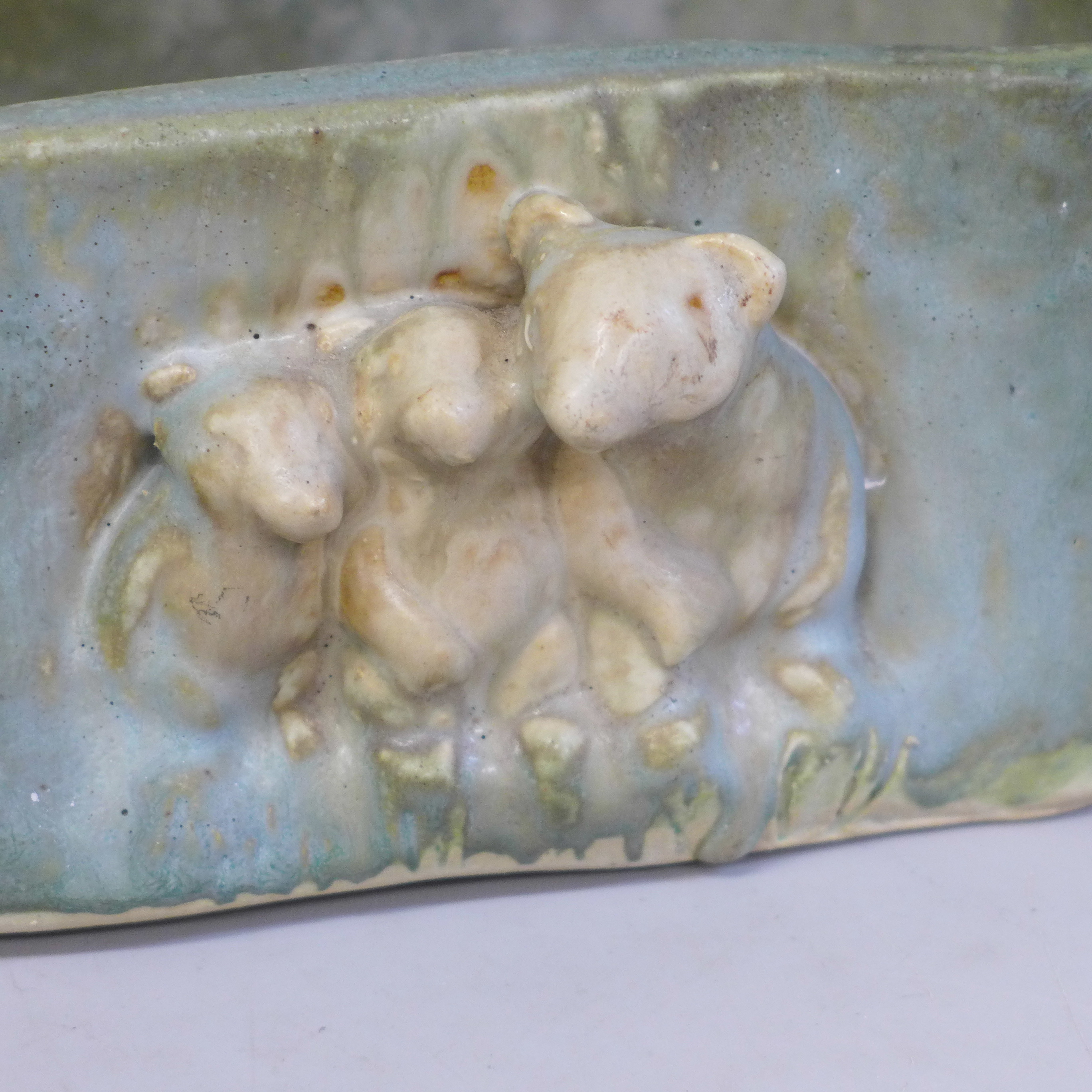 A Langley Pottery three bears planter, 32cm - Image 2 of 4