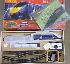 A Hornby OO gauge Blue Rapier train set, boxed