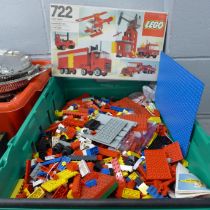 A box of vintage Lego **PLEASE NOTE THIS LOT IS NOT ELIGIBLE FOR POSTING AND PACKING**
