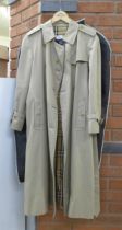 A 1980s Burberry lady's trench coat, size 10-12