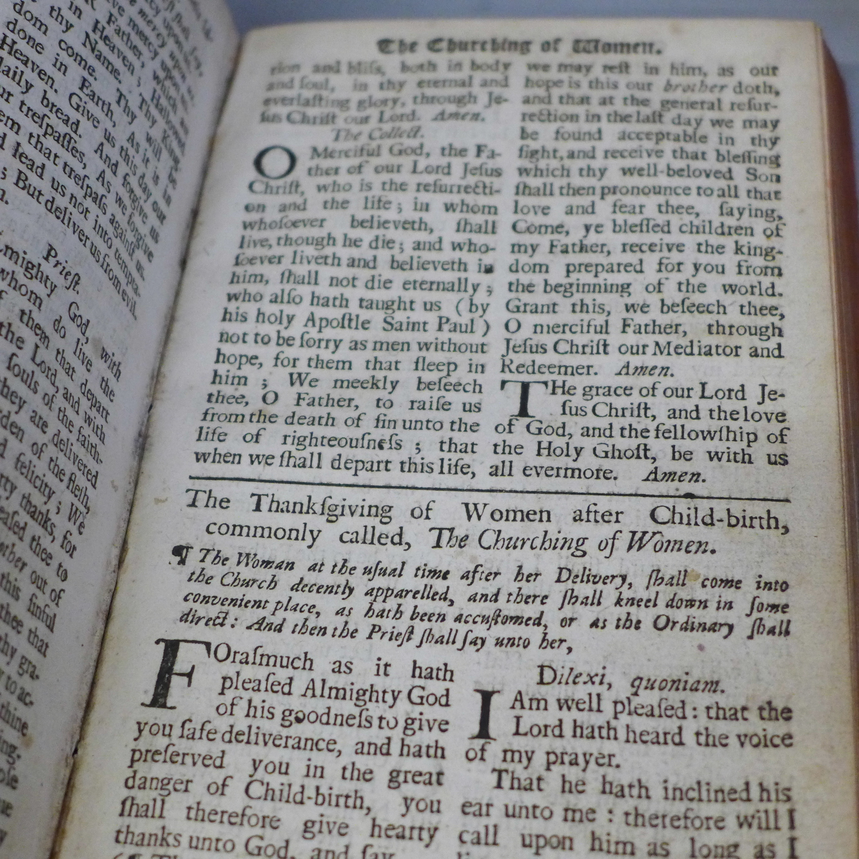 Four volumes; Sermons on Several Occasions, 1823, The Book of Common Prayer, 1720, The New - Image 3 of 12