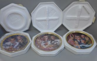 Six James Bond 007 collectors plates