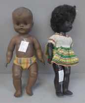 Two 1960s dolls