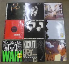 1980s electronic/New Wave/dance LP records, 12" and 7" singles, ABC, Brilliant, Pigbag, Japan, D.A.