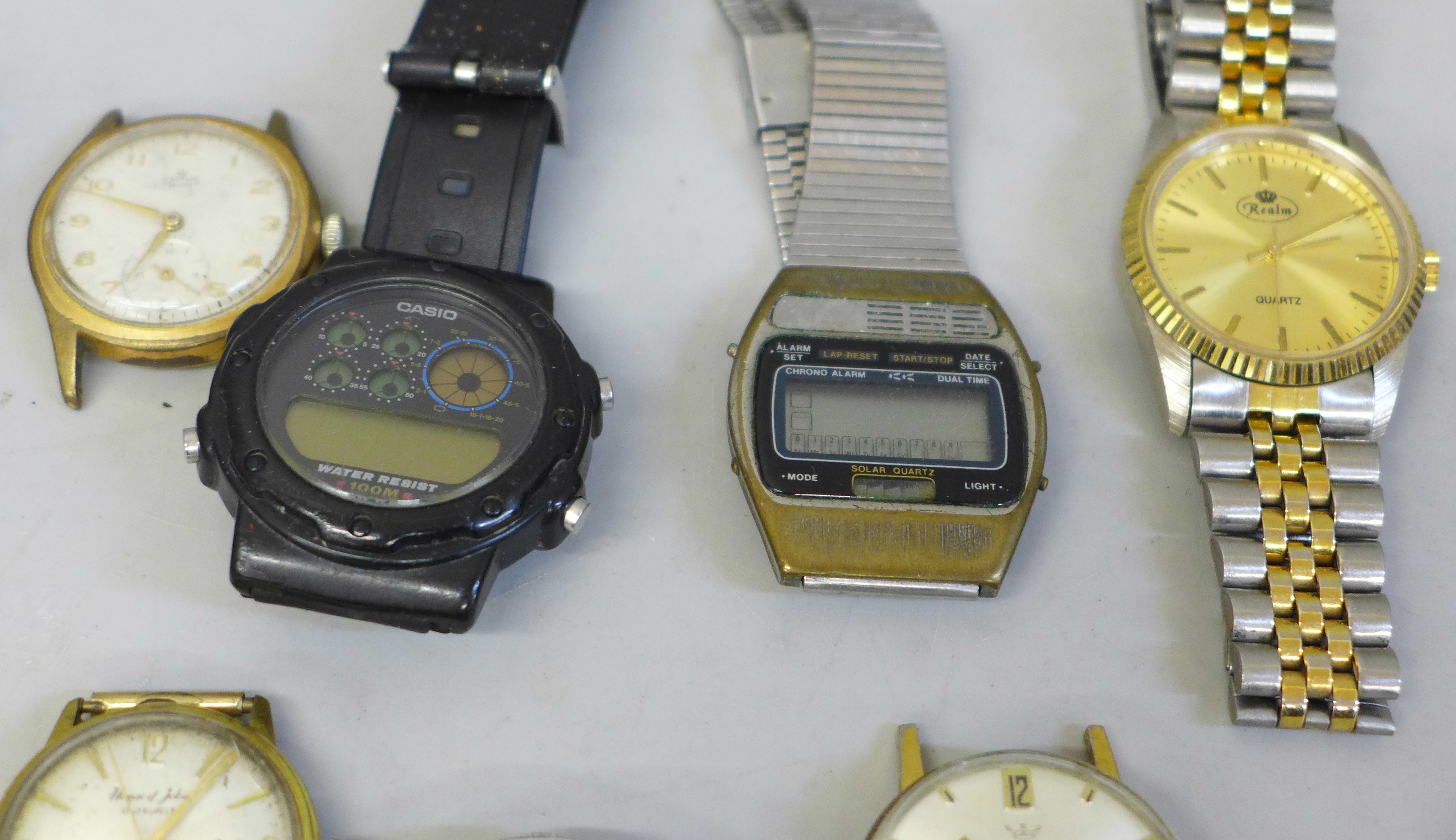 A collection of wristwatches, majority a/f but includes a ticking Smiths De Luxe - Image 2 of 5