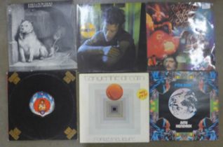 1970s rock LP records, Soft Machine, Tom Waits, Pavlov's Dog, Jimi Hendrix, Tangerine Dream and