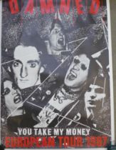 The Damned You Take My Money tour poster 1987