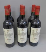 Six bottles of La Patrie Cahors (2009), Parnac, France, cellar stored **PLEASE NOTE THIS LOT IS