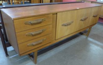 A teak sideboard