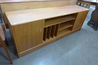 A teak sideboard