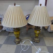 A pair of Italian style table lamps