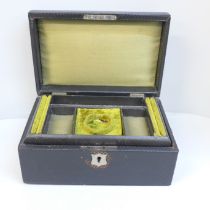 A c1900 jewellery box