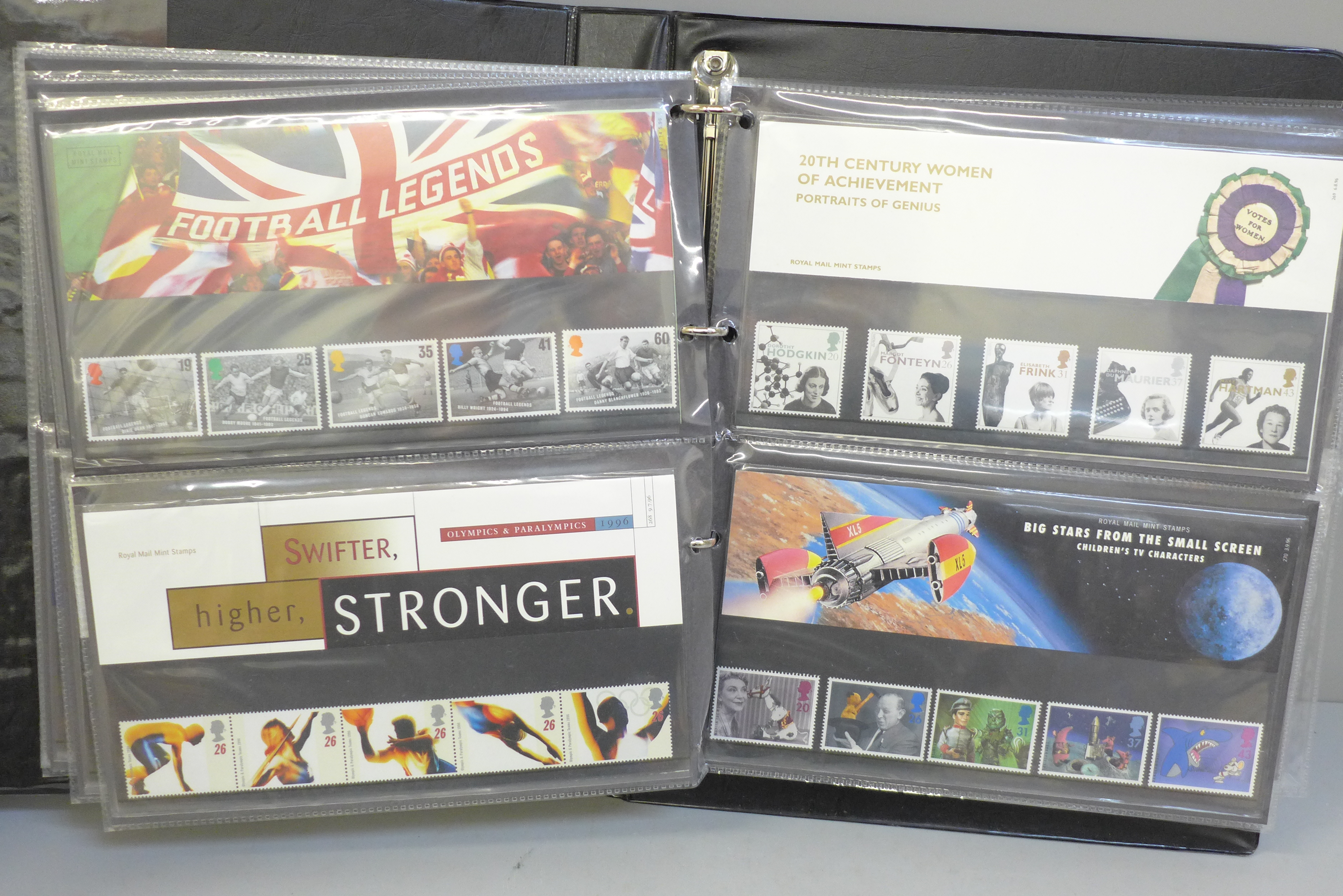 An album of 52 original complete stamp sets of First Day Presenation Packs from the early 1990s to - Image 4 of 5