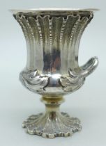 A George IV silver spirit shot, London 1829, 41g