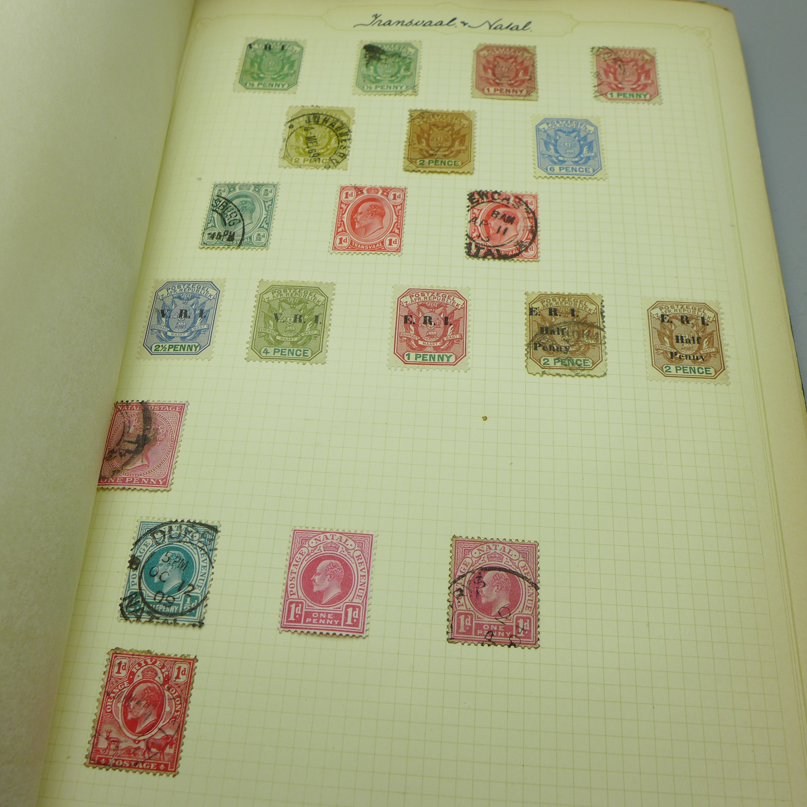 Stamps; an album of GB postage stamps, including Penny Black, a Two Pence Blue, Penny Reds, ( - Image 28 of 42