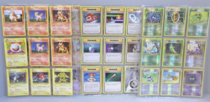 Over 100 XP 2016 Evolution Pokemon cards including 30 holographic