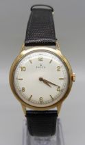 A 9ct gold cased Rolex wristwatch, Birmingham, 1951, 35mm case excluding crown, marked Dennison to